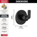 T11862-BL Bathroom/Bathroom Tub & Shower Faucets/Tub & Shower Diverters & Volume Controls