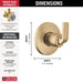 T11862-CZ Bathroom/Bathroom Tub & Shower Faucets/Tub & Shower Diverters & Volume Controls