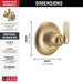 T11945-CZ-PR Bathroom/Bathroom Tub & Shower Faucets/Tub & Shower Diverters & Volume Controls