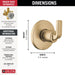 T11962-CZ Bathroom/Bathroom Tub & Shower Faucets/Tub & Shower Diverters & Volume Controls