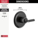 T14045-BL Bathroom/Bathroom Tub & Shower Faucets/Shower Only Faucet Trim