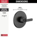T14062-BL Bathroom/Bathroom Tub & Shower Faucets/Shower Only Faucet Trim