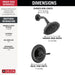 T142985-BL Bathroom/Bathroom Tub & Shower Faucets/Shower Only Faucet Trim