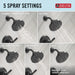 T14445-BL Bathroom/Bathroom Tub & Shower Faucets/Tub & Shower Faucet Trim