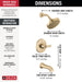 T14462-CZ Bathroom/Bathroom Tub & Shower Faucets/Tub & Shower Faucet Trim
