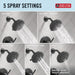 T144985-BL Bathroom/Bathroom Tub & Shower Faucets/Tub & Shower Faucet Trim