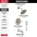 T144985-SS Bathroom/Bathroom Tub & Shower Faucets/Tub & Shower Faucet Trim