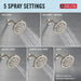 T144985-SS Bathroom/Bathroom Tub & Shower Faucets/Tub & Shower Faucet Trim