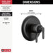 T17045-BL Bathroom/Bathroom Tub & Shower Faucets/Shower Only Faucet Trim