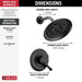 T17297-BL Bathroom/Bathroom Tub & Shower Faucets/Shower Only Faucet Trim