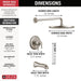 T17445-SS-PR Bathroom/Bathroom Tub & Shower Faucets/Tub & Shower Faucet Trim