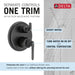 T24845-BL Bathroom/Bathroom Tub & Shower Faucets/Shower Only Faucet Trim