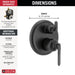 T24845-BL Bathroom/Bathroom Tub & Shower Faucets/Shower Only Faucet Trim
