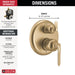 T24845-CZ-PR Bathroom/Bathroom Tub & Shower Faucets/Shower Only Faucet Trim
