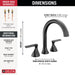 T2745-BL Bathroom/Bathroom Tub & Shower Faucets/Roman Tub Faucets