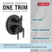 T27845-BL Bathroom/Bathroom Tub & Shower Faucets/Shower Only Faucet Trim
