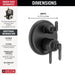 T27945-BL Bathroom/Bathroom Tub & Shower Faucets/Shower Only Faucet Trim