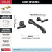 T3545LF-BLWL Bathroom/Bathroom Sink Faucets/Wall Mounted Sink Faucets