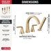 T4762-CZ Bathroom/Bathroom Tub & Shower Faucets/Roman Tub Faucets