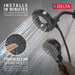 58596-BL-PK Bathroom/Bathroom Tub & Shower Faucets/Showerhead & Handshower Combos