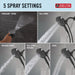 58596-BL-PK Bathroom/Bathroom Tub & Shower Faucets/Showerhead & Handshower Combos