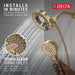 58596-CZ-PK Bathroom/Bathroom Tub & Shower Faucets/Showerhead & Handshower Combos