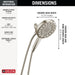 58596-SS-PK Bathroom/Bathroom Tub & Shower Faucets/Showerhead & Handshower Combos