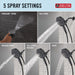 75548BL Bathroom/Bathroom Tub & Shower Faucets/Showerhead & Handshower Combos