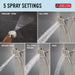 75548SN Bathroom/Bathroom Tub & Shower Faucets/Showerhead & Handshower Combos