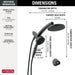 75648BL Bathroom/Bathroom Tub & Shower Faucets/Showerhead & Handshower Combos