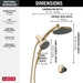 75648CZ Bathroom/Bathroom Tub & Shower Faucets/Showerhead & Handshower Combos