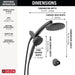 75649BL Bathroom/Bathroom Tub & Shower Faucets/Showerhead & Handshower Combos