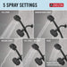 75756BL Bathroom/Bathroom Tub & Shower Faucets/Showerhead & Handshower Combos