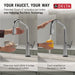 9085TL-AR-PR-DST Kitchen/Kitchen Faucets/Pull Down Spray Faucets