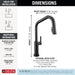 9085TL-BL-DST Kitchen/Kitchen Faucets/Pull Down Spray Faucets