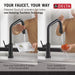 9085TL-BL-DST Kitchen/Kitchen Faucets/Pull Down Spray Faucets