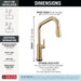 9085TL-CZ-PR-DST Kitchen/Kitchen Faucets/Pull Down Spray Faucets