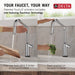 9085TL-PR-DST Kitchen/Kitchen Faucets/Pull Down Spray Faucets