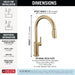 9185-CZ-PR-DST Kitchen/Kitchen Faucets/Pull Down Spray Faucets