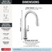 9185TL-PR-DST Kitchen/Kitchen Faucets/Pull Down Spray Faucets