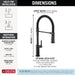 9685-BL-DST Kitchen/Kitchen Faucets/Pull Down Spray Faucets