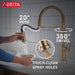 9685-CZ-PR-DST Kitchen/Kitchen Faucets/Pull Down Spray Faucets