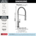 9685TL-AR-PR-DST Kitchen/Kitchen Faucets/Pull Down Spray Faucets