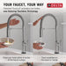 9685TL-AR-PR-DST Kitchen/Kitchen Faucets/Pull Down Spray Faucets