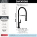 9685TL-BL-DST Kitchen/Kitchen Faucets/Pull Down Spray Faucets