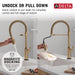 9685TL-CZ-PR-DST Kitchen/Kitchen Faucets/Pull Down Spray Faucets
