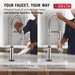 9685TL-PR-DST Kitchen/Kitchen Faucets/Pull Down Spray Faucets