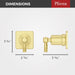 016-HLSBG Bathroom/Bathroom Tub & Shower Faucets/Tub & Shower Diverters & Volume Controls