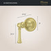 016-TB1BG Bathroom/Bathroom Tub & Shower Faucets/Tub & Shower Diverters & Volume Controls