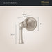 016-TB1K Bathroom/Bathroom Tub & Shower Faucets/Tub & Shower Diverters & Volume Controls